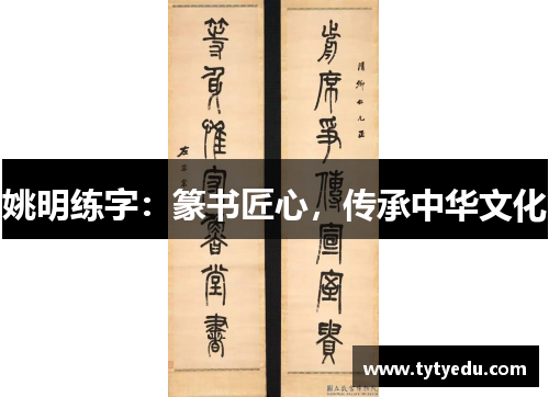 姚明练字：篆书匠心，传承中华文化